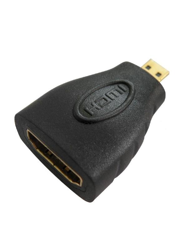 ADAPTADOR HDMI HEMBRA - micro HDMI MACHO - Adaptador HDMI hembra a micro HDMI macho.
