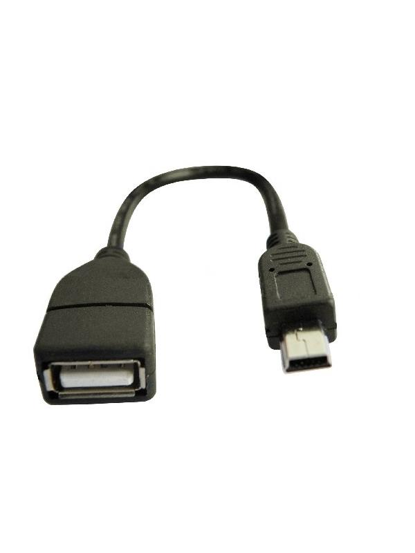 CONEXION USB A H OTG - MINI USB 5P 0.15m