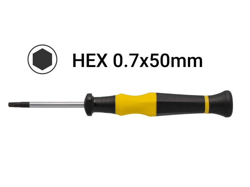 DESTORNILLADOR PRECISION HEX H0.7x50mm