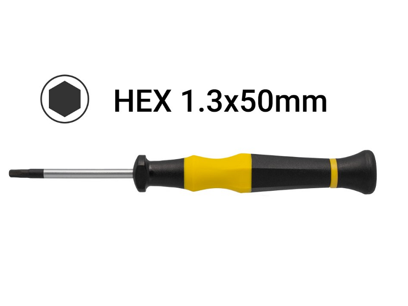 DESTORNILLADOR PRECISION HEX H1.3x50mm