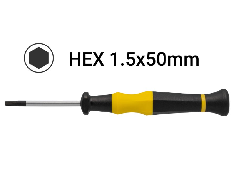 DESTORNILLADOR PRECISION HEX H1.5x50mm