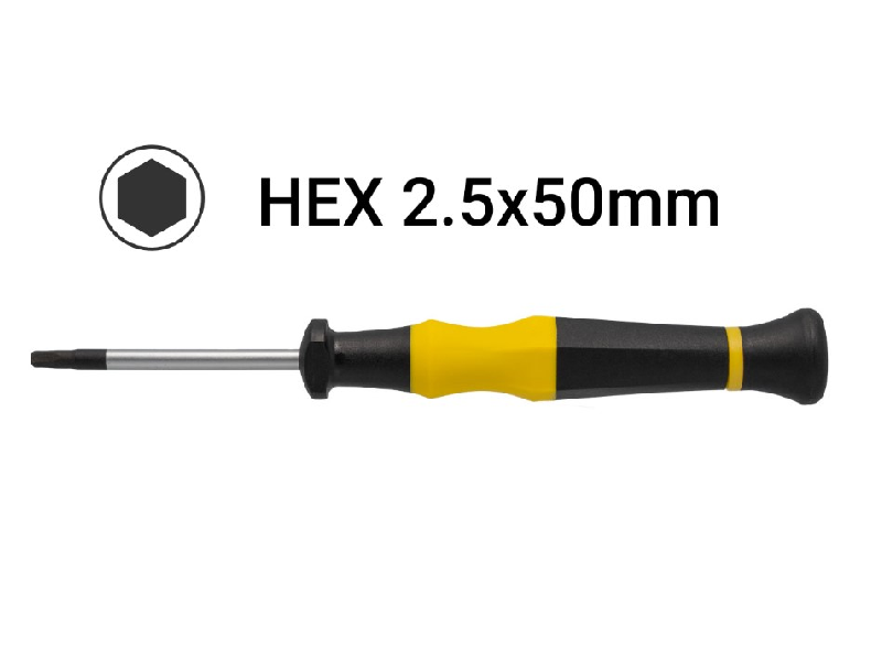 DESTORNILLADOR PRECISION HEX H2.5x50mm