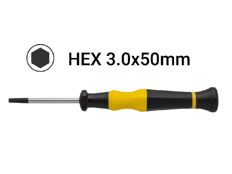 DESTORNILLADOR PRECISION HEX H3.0x50mm