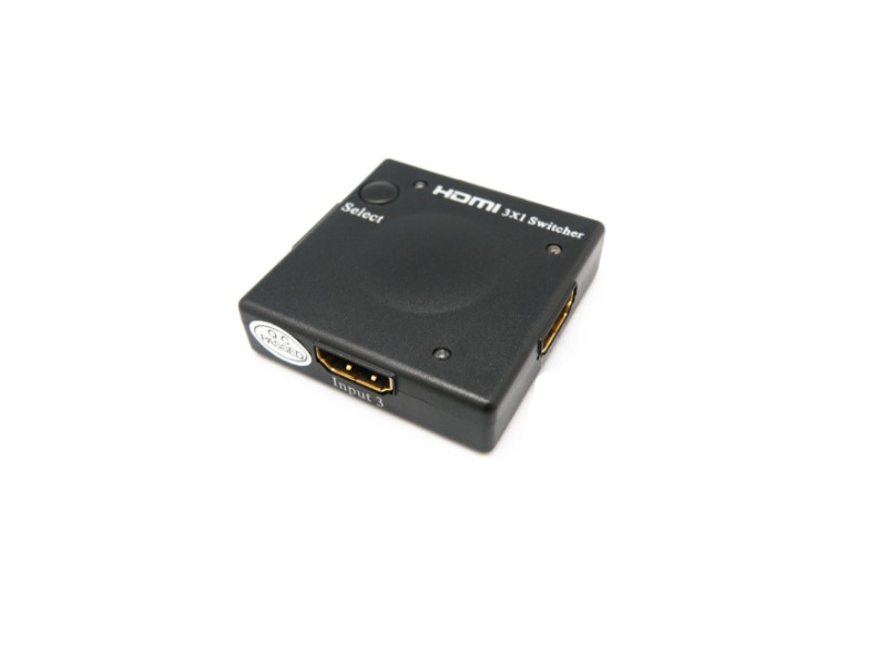 CONMUTADOR HDMI 3 ENTRADAS 1 SALIDA MANUAL - Conecte hasta 3 aparatos HDMI a su televisor.
